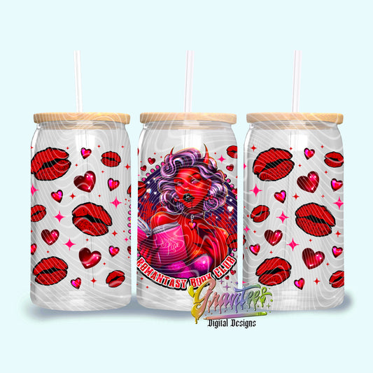 Bloody Love 16oz Tumbler Template Design PNG,  for UVDTF or Sublimation Printing PNG Only