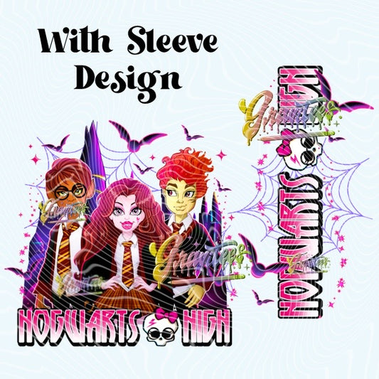 Wizard High Design with Sleeve Png for DTF or Shirt Printing, PNG Only!