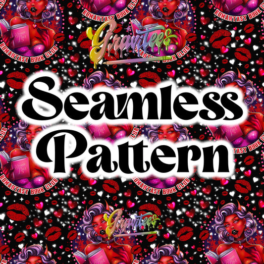 Bloody Love Seamless Design Png for DTF or Shirt Printing, PNG Only!