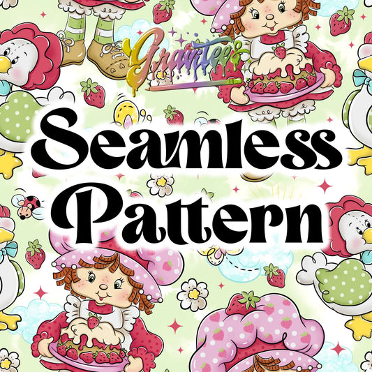 Berry Sweet Seamless Design Png, Berry Sweet Clipart for DTF or Shirt Printing, PNG Only!