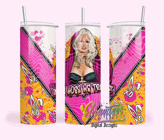 In Hoes we trust Skinny Tumbler Design Png, In Hoes we trust Clipart, In Hoes we trust Clipart, Clipart for DTF or Shirt Printing, PNG Only!