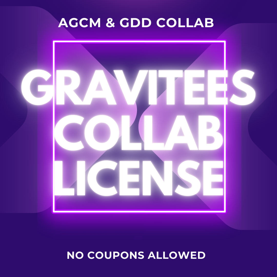 Gravitees Designs ONLY Collab License for the AGCM GDD Collab