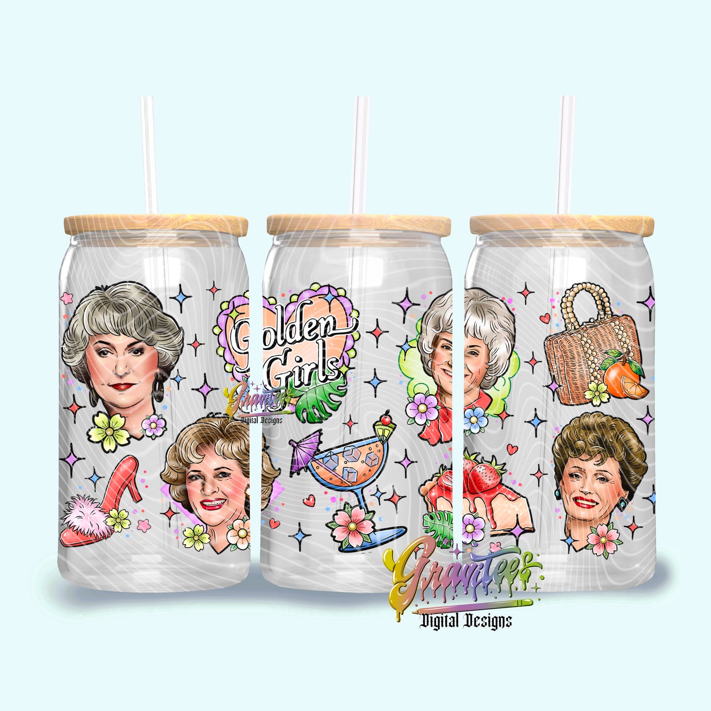 Girls Tattoo Flash Libbey Design Png, TV Show Tattoo Flash Clipart for UVDTF or Sublimation Printing, PNG Only!