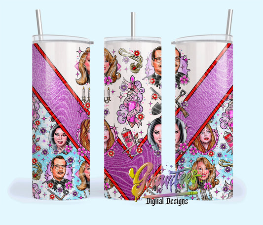 Life Potion 20oz Skinny Tumbler Template PNG, Death Movie Clipart for UVDTF or Sublimation Printing PNG Only!