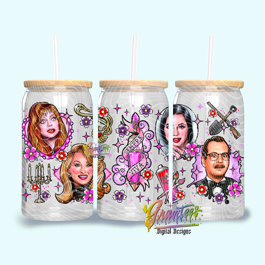 Life Potion Libbey Template PNG, Death Movie Clipart for UVDTF or Sublimation Printing PNG Only!
