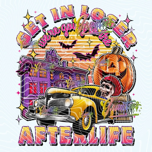Get In Loser Halloween PNG, Halloween Clipart for DTF or Shirt Printing PNG Only!