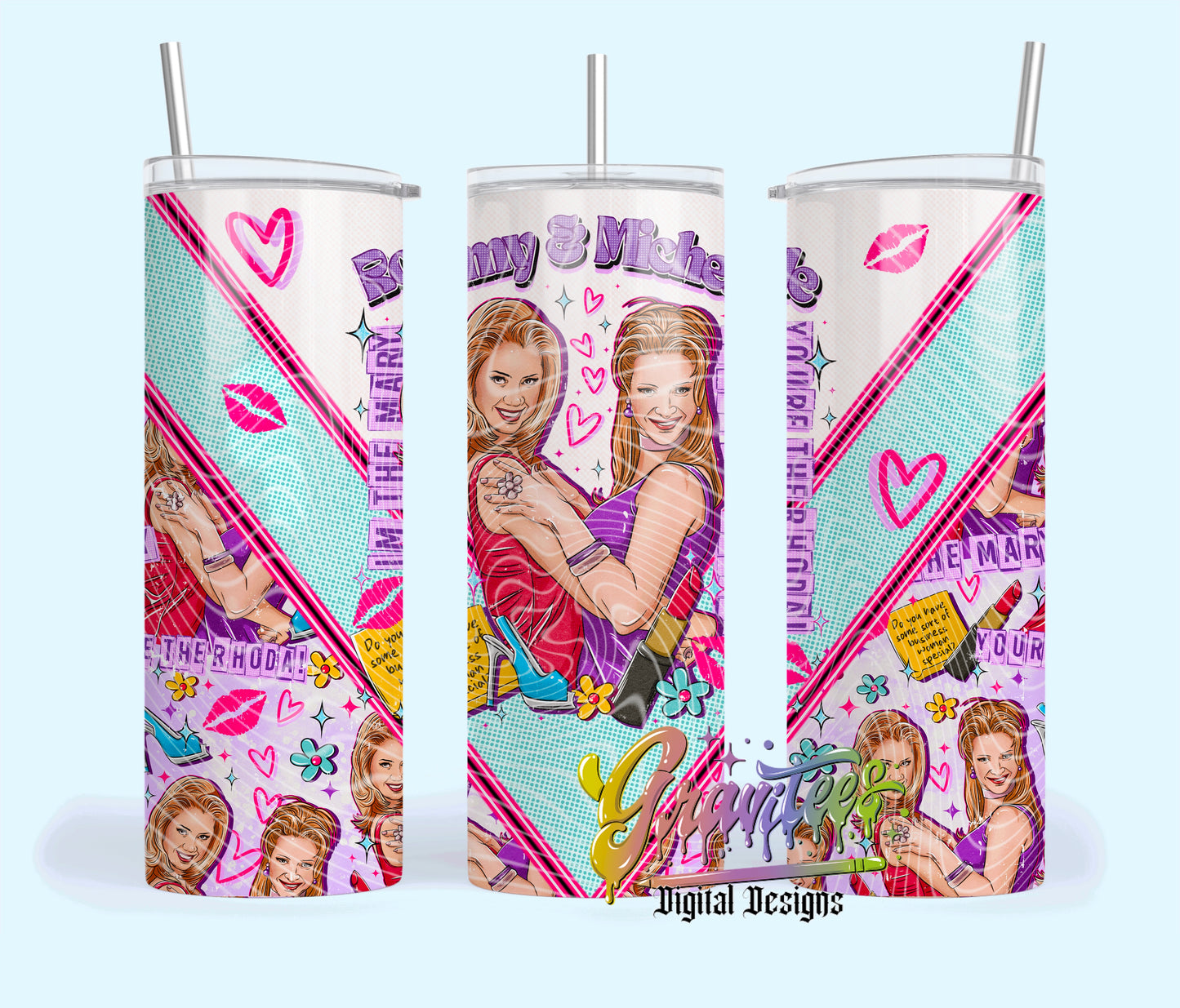 Business Women 20oz Skinny Template PNG, Movie  Clipart for UVDTF or Sublimation Printing PNG Only!