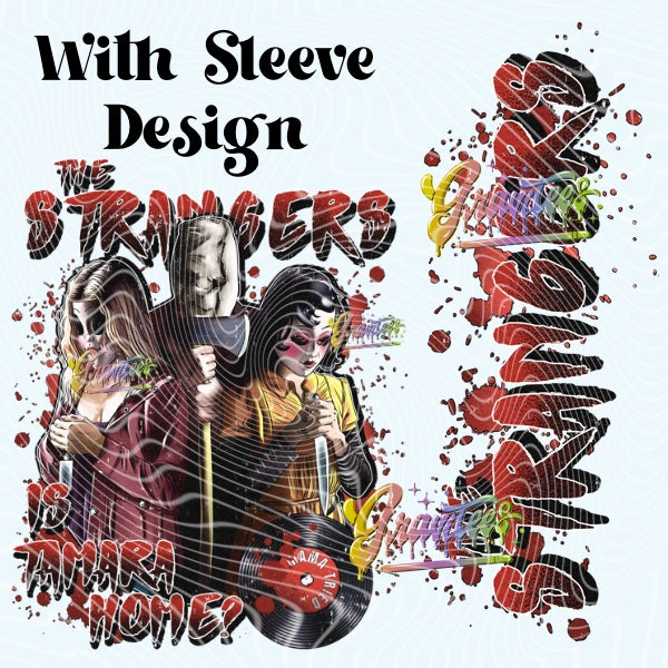 Slasher Trio with Sleeve PNG, Halloween Clipart for DTF or Shirt Printing PNG Only!