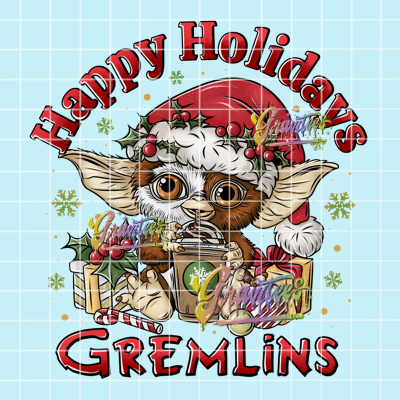Happy Holidays Png, Christmas Movie Clipart, Trendy Christmas Clipart, Clipart for DTF or Shirt Printing, PNG Only!