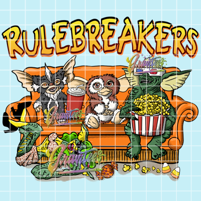 Rulebreakers Png, Christmas Movie Clipart, Trendy Clipart, Clipart for DTF or Shirt Printing, PNG Only!