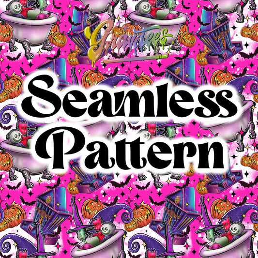 Get In Loser, We’re Stealing Christmas Seamless Design PNG, Halloween Clipart for DTF or Shirt Printing PNG Only!