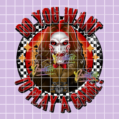 Do You Want To Play A Game Png, Valentine Clipart, Trendy Valentine Clipart for DTF or Shirt Printing, PNG Only!