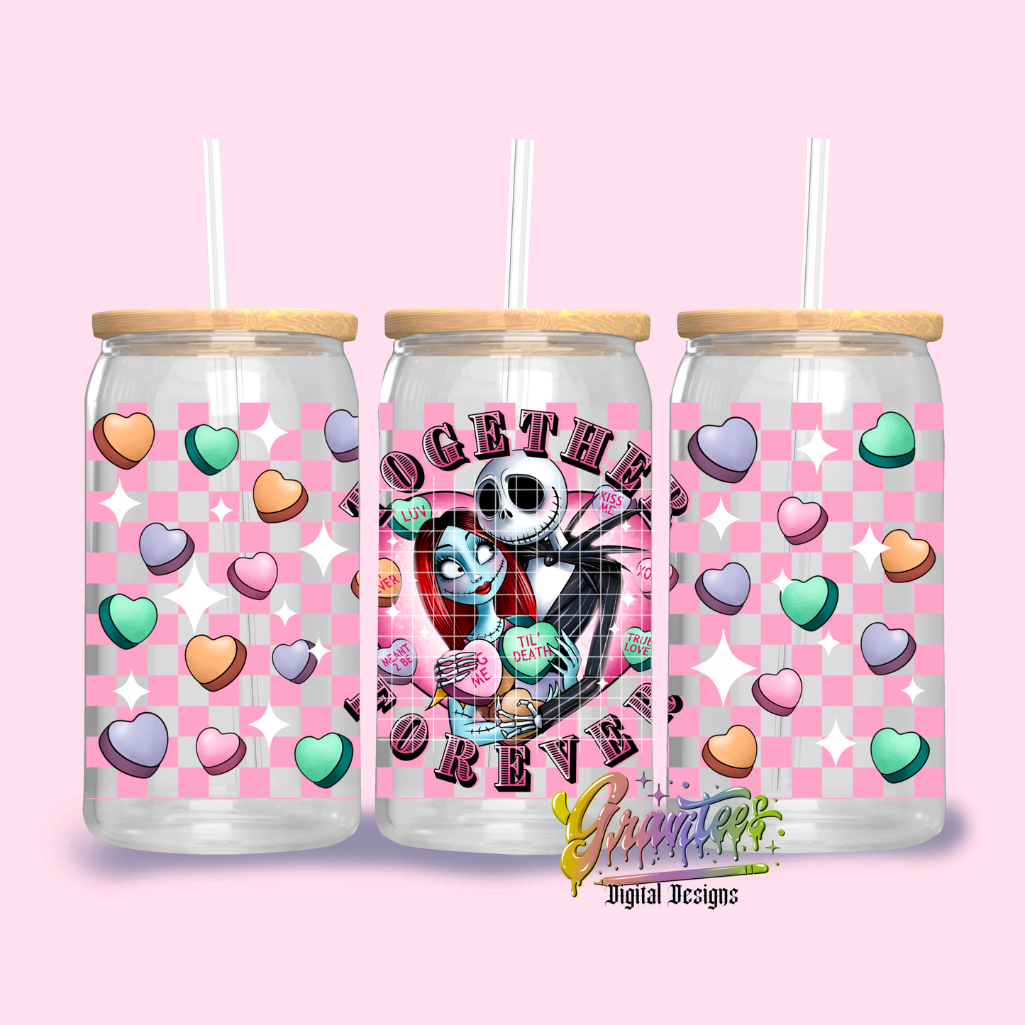 Together Forever NBC Libbey Template Png, NBC Valentine Clipart, Trendy Valentine Clipart for DTF or Shirt Printing, PNG Only!