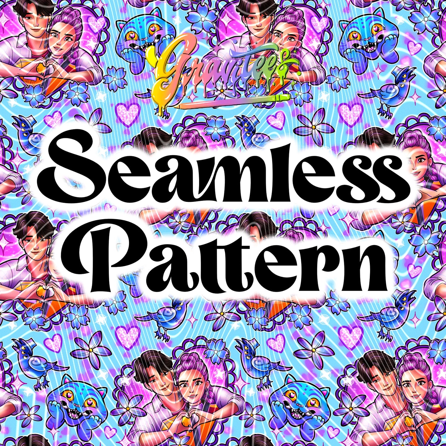 We Could Be Free Seamless Design Png for DTF or Shirt Printing, PNG Only