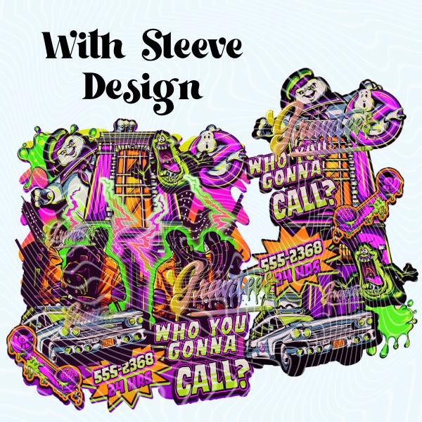 CALL 24HR With Sleeve Design Png for DTF or Shirt Printing, PNG Only!