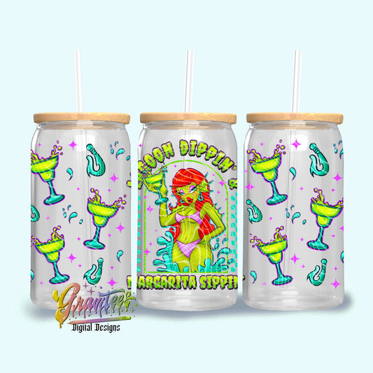 LAGOON DIPPIN  16oz Tumbler Template Design PNG,  for UVDTF or Sublimation Printing PNG Only!!