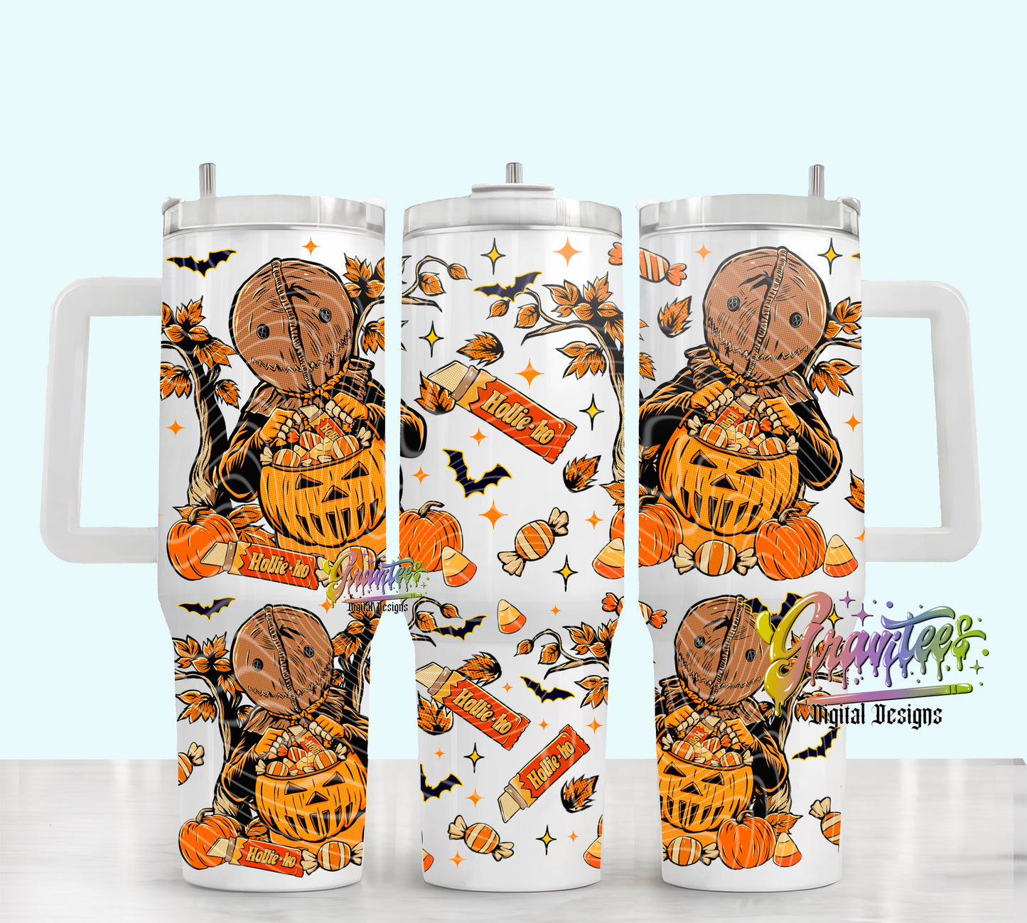 Support Your Local Treaters 40oz Template PNG, Halloween Clipart for UVDTF or Sublimation Printing PNG Only!