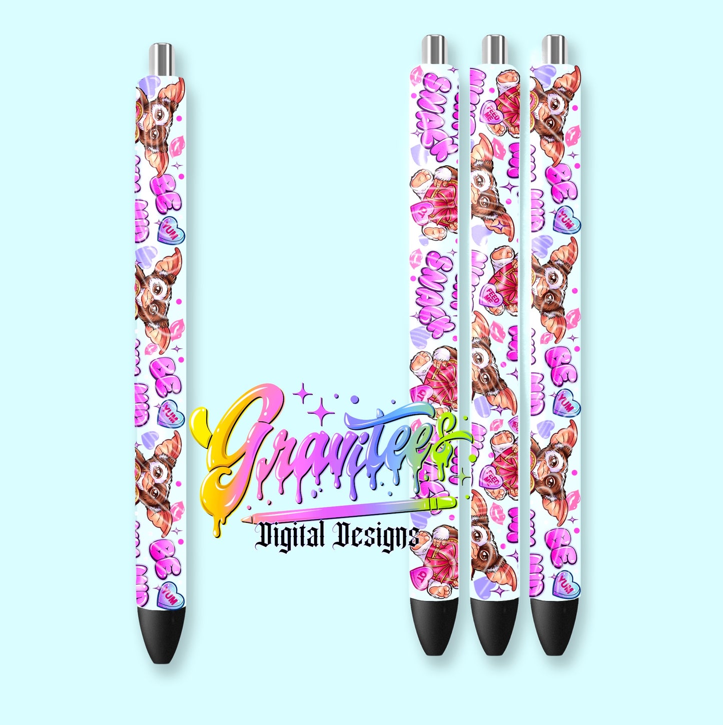 Midnight Snack Pen Wrap Design PNG, for UVDTF or Sublimation Printing PNG Only!!