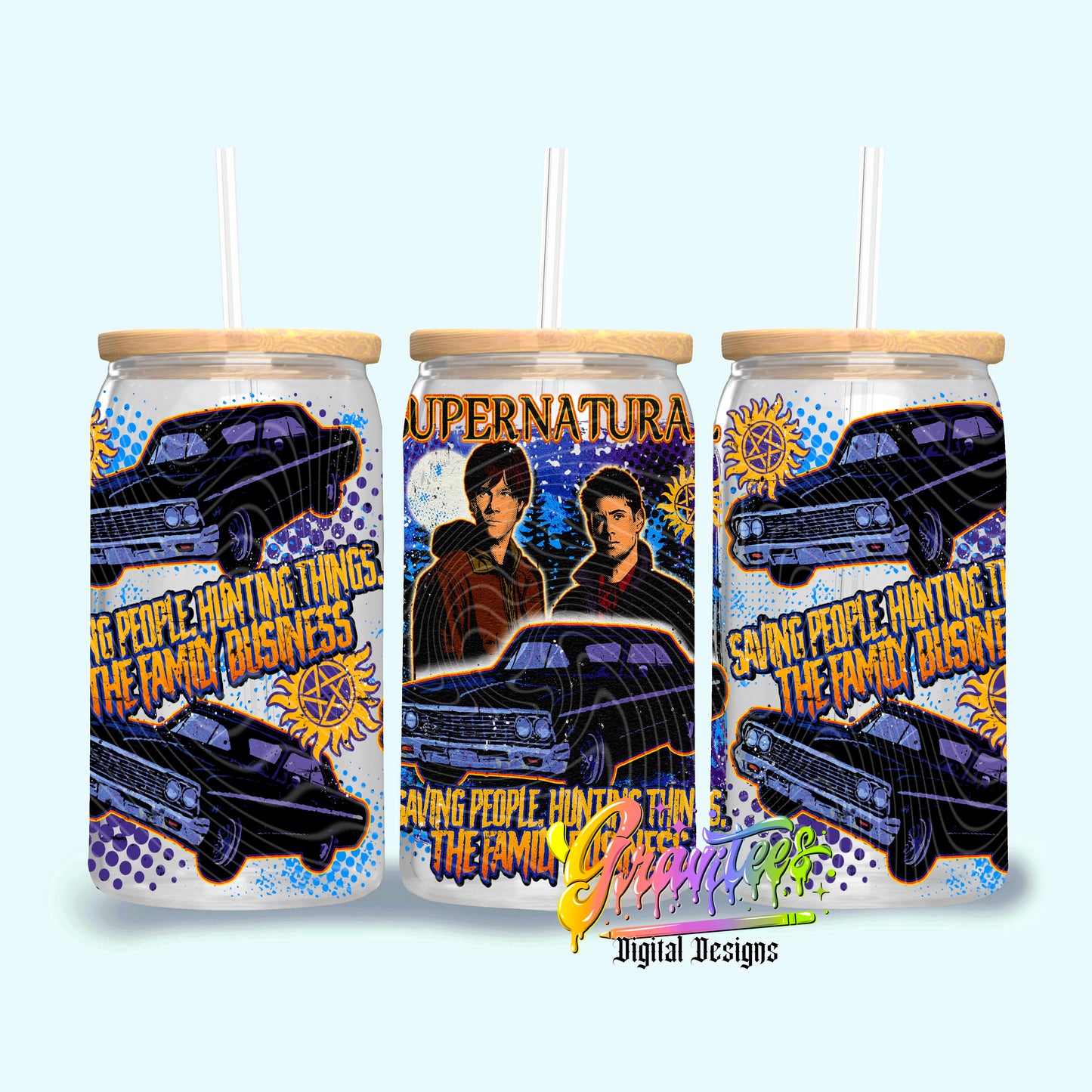 Family Business 16oz Tumbler Template Design PNG, for UVDTF or Sublimation Printing PNG Only!!