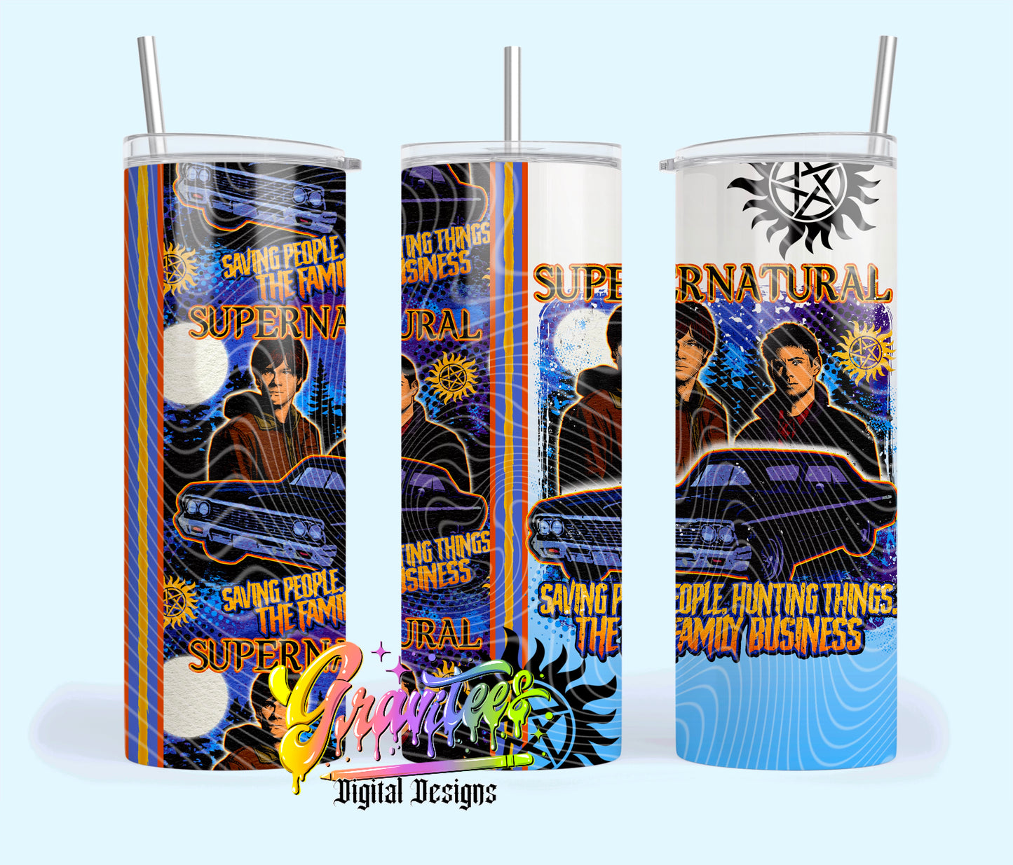 Family Business 20oz Tumbler Template Design PNG, for UVDTF or Sublimation Printing PNG Only!!