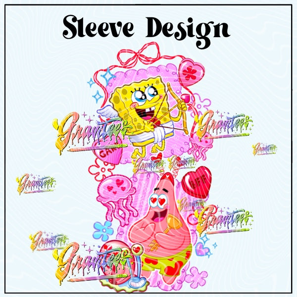 F is for Friends Sleeve Design Png for DTF or Shirt Printing, PNG Only!