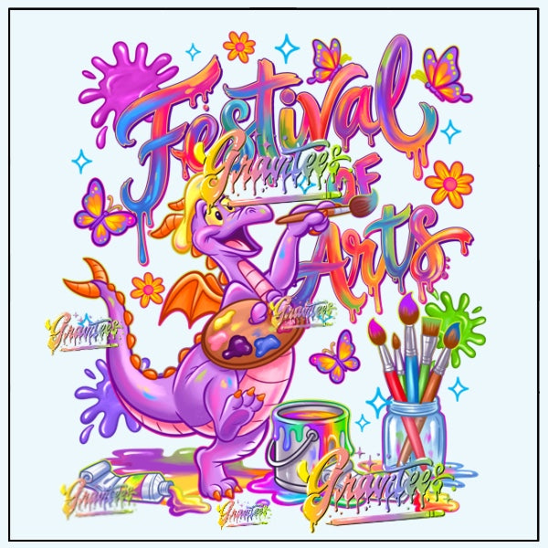 Art Dino Design Png for DTF or Shirt Printing, PNG Only!