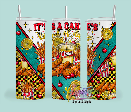 It’s a good Kind of Day 20 oz. Tumbler Template Png, Fast Food Clipart, Trendy Valentine Clipart for DTF  or Shirt Printing, PNG Only!