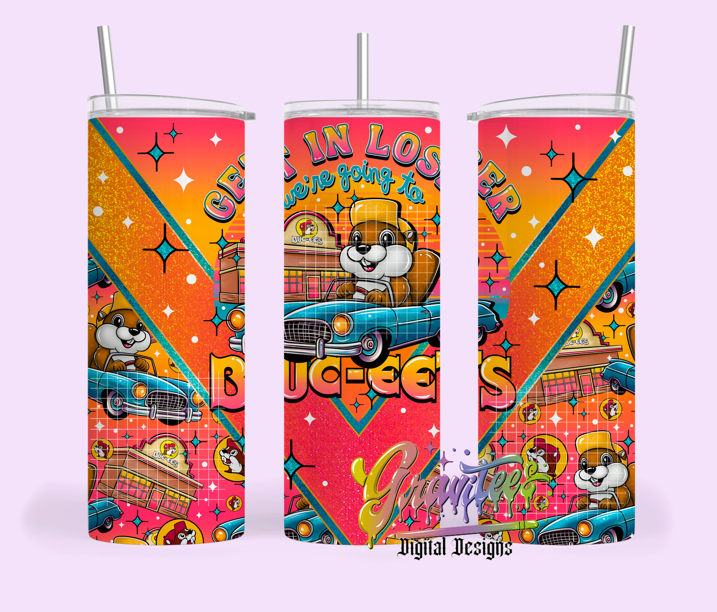 Get In Loser 20 oz. Tumbler Template Png, Gas Station Clipart, Trendy Clipart for DTF or Shirt Printing, PNG Only!