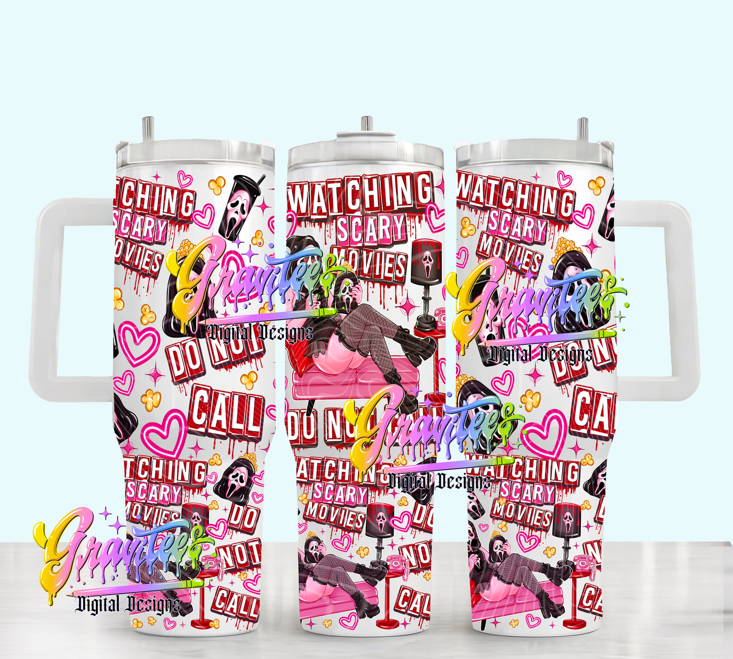 Do Not Call 40oz Tumbler Template Design PNG, for UVDTF or Sublimation Printing PNG Only!!