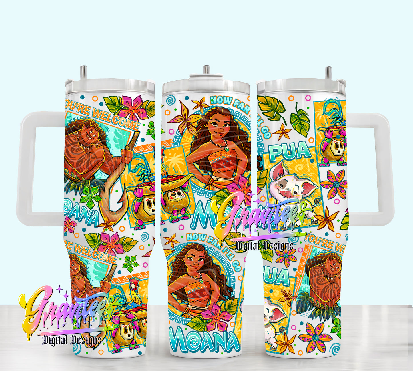 Water Daughter 40oz Tumbler Template Design PNG, for UVDTF or Sublimation Printing PNG Only!!