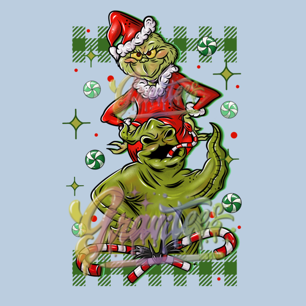 Oogie Boogie Sleeve Png, Christmas Movie Clipart, Trendy Christmas Clipart for DTF or Shirt Printing, PNG Only!