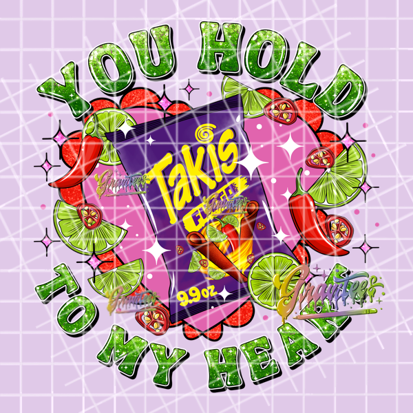 You Hold Takis To My Heart Png, Furby Clipart, Trendy Food Clipart, Clipart for DTF or Shirt Printing, PNG Only!