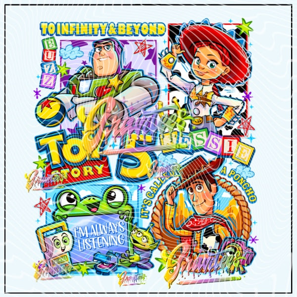 Toys Design Png for DTF or Shirt Printing, PNG Only!