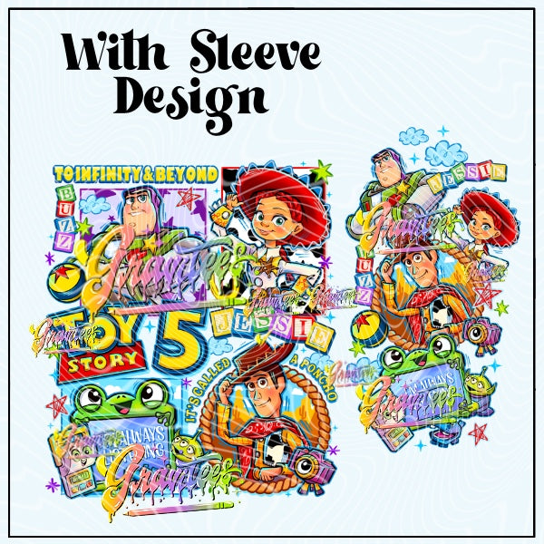 Toys Design with Sleeve Png for DTF or Shirt Printing, PNG Only!