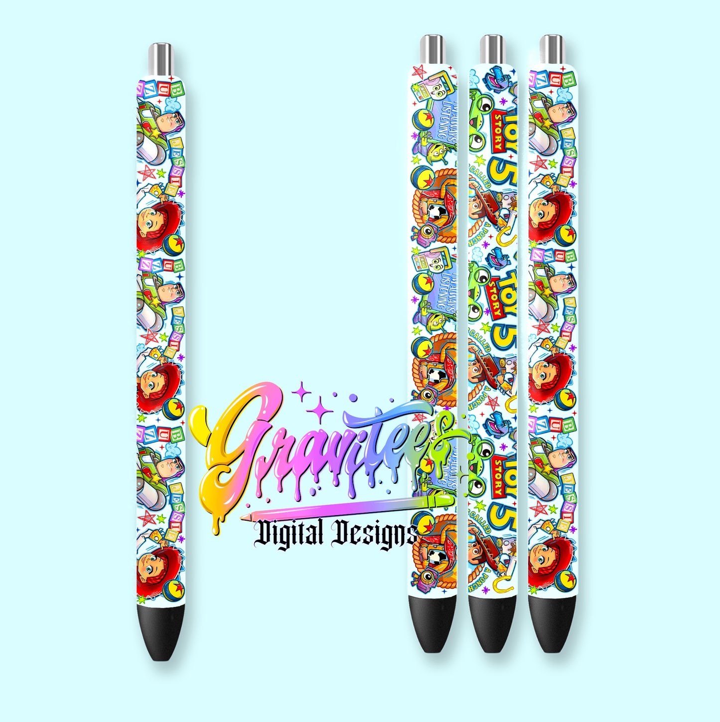Toys Wrap Template Design PNG, for UVDTF or Sublimation Printing PNG Only!!