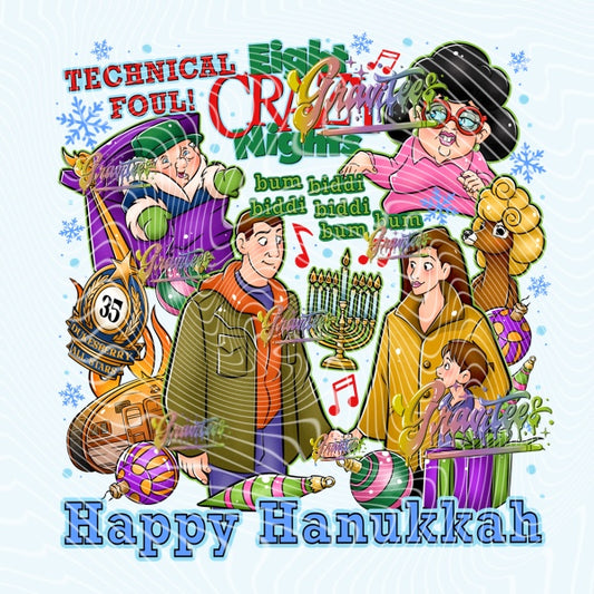 HANUKKAH  Design for DTF or Sublimation Shirt Printing, PNG Only (Copy) (Copy) (Copy)