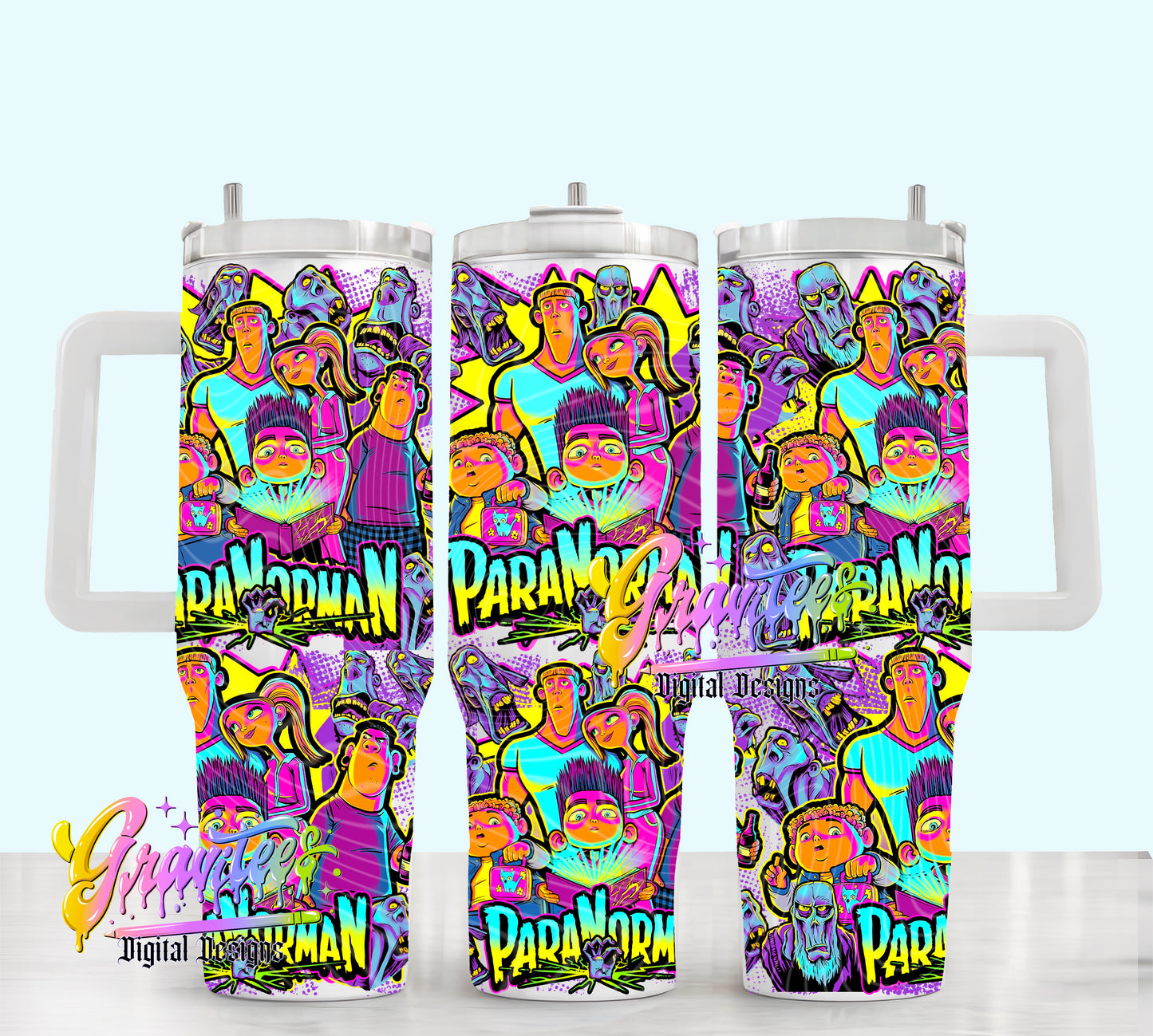Norman 40oz Tumbler Template Png for UVDTF or Sublimation Printing, PNG Only!