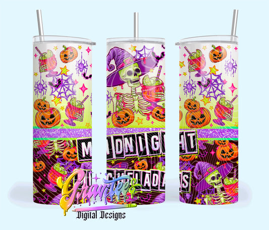 Midnight Michelada 20oz Tumbler Template Design PNG,  for UVDTF or Sublimation Printing PNG Only!!