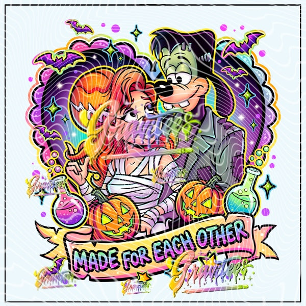 Made For Each Other Png for DTF or Shirt Printing, PNG Only!