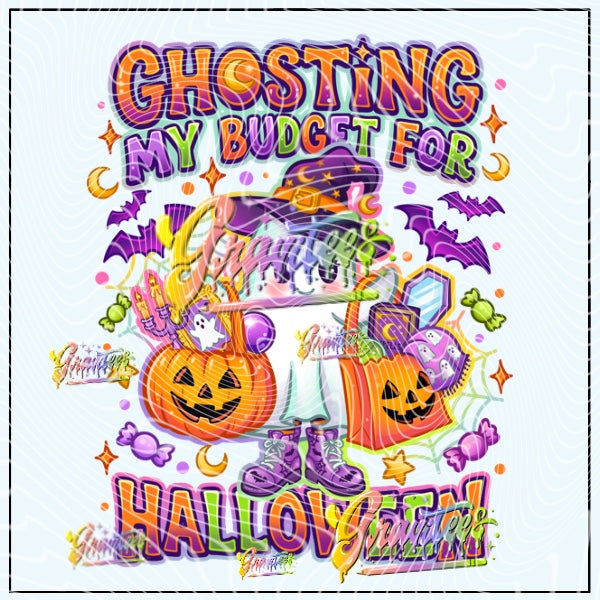 Halloween Shopping Png for DTF or Shirt Printing, PNG Only!