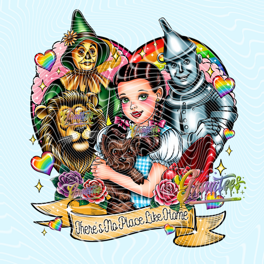 No Place  Png, Fairytale Clipart, Rainbow Clipart, Clipart for DTF or Shirt Printing, PNG Only!