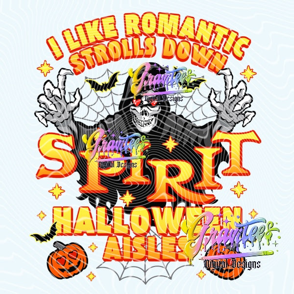 Halloween Shopping Design Png for DTF or Shirt Printing, PNG Only!