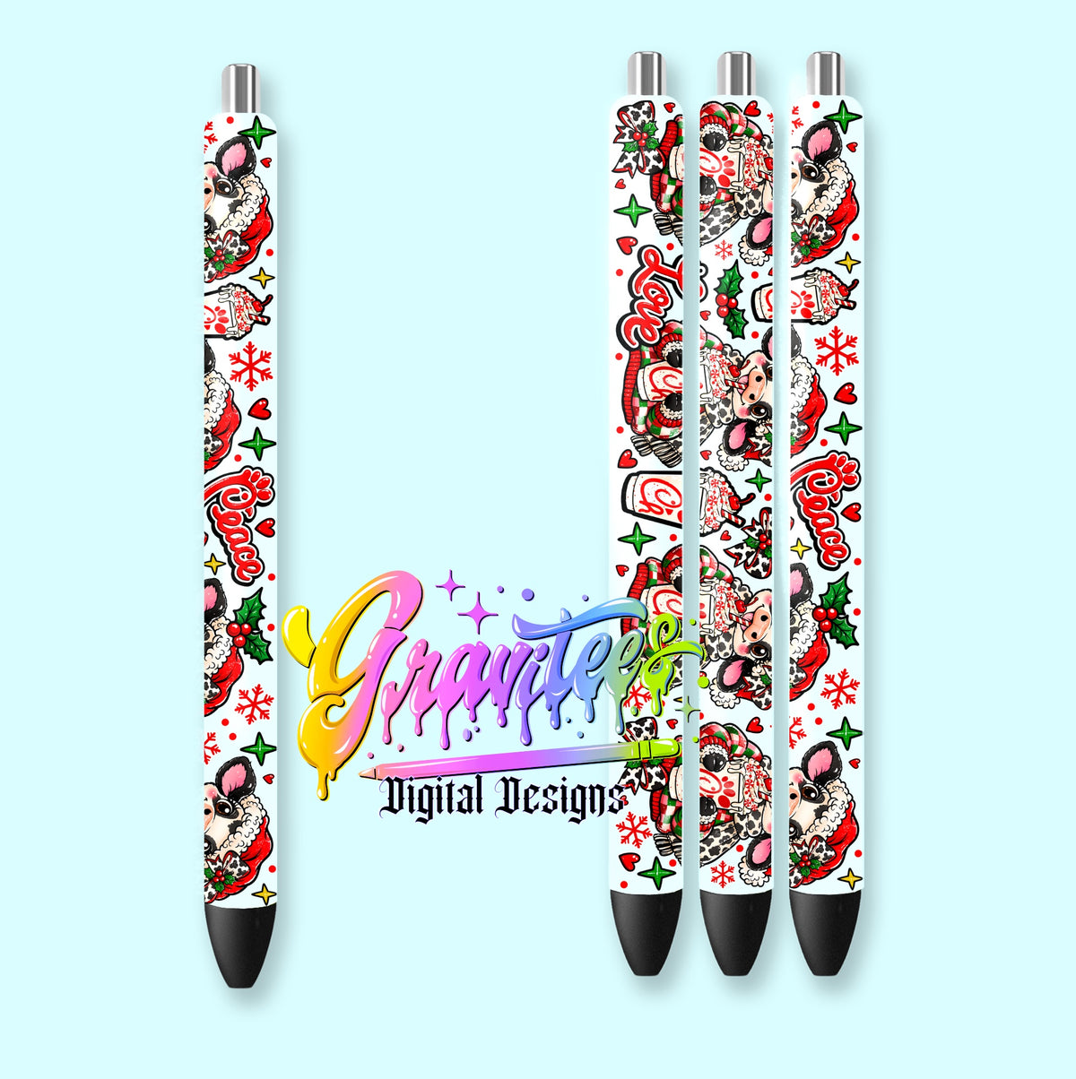 Peace Love & Chicken Pen Wrap Design Png for DTF or Shirt Printing, PNG Only!