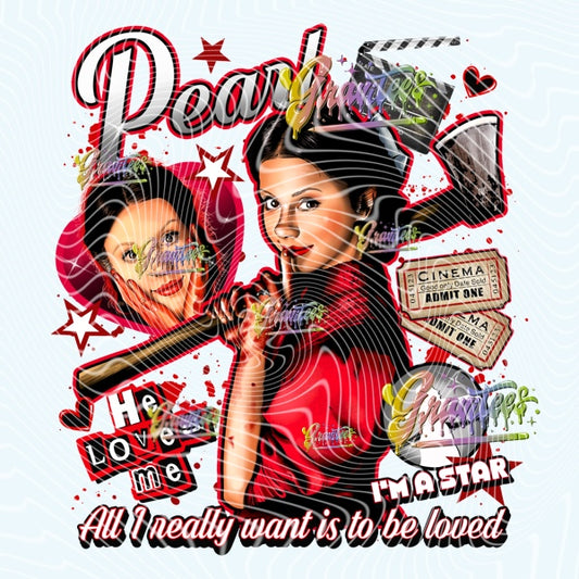 Star Horror Design Png for DTF or Shirt Printing, PNG Only!
