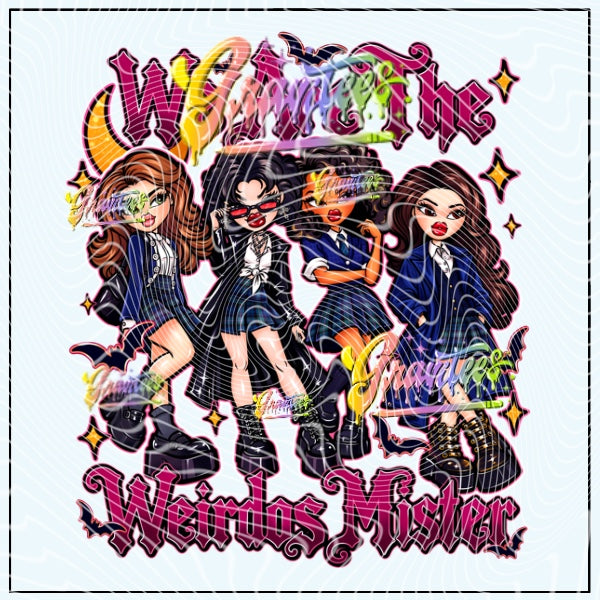 Weirdos Dolls Png for DTF or Shirt Printing, PNG Only!