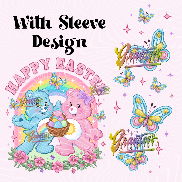Easter Cuties with Sleeve Design Png, Spring Clipart, Trendy Spring Clipart, Clipart for DTF or Shirt Printing, PNG Only!
