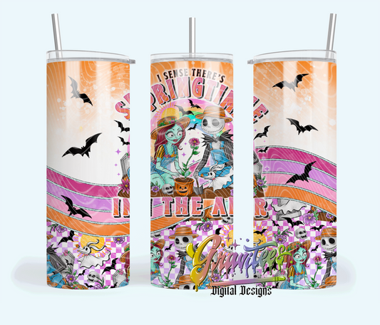NBC Springtime Skinny Tumbler Design Png, Trendy Spring Skinny Tumbler Template for UVDTF or Sublimation Printing, PNG Only!