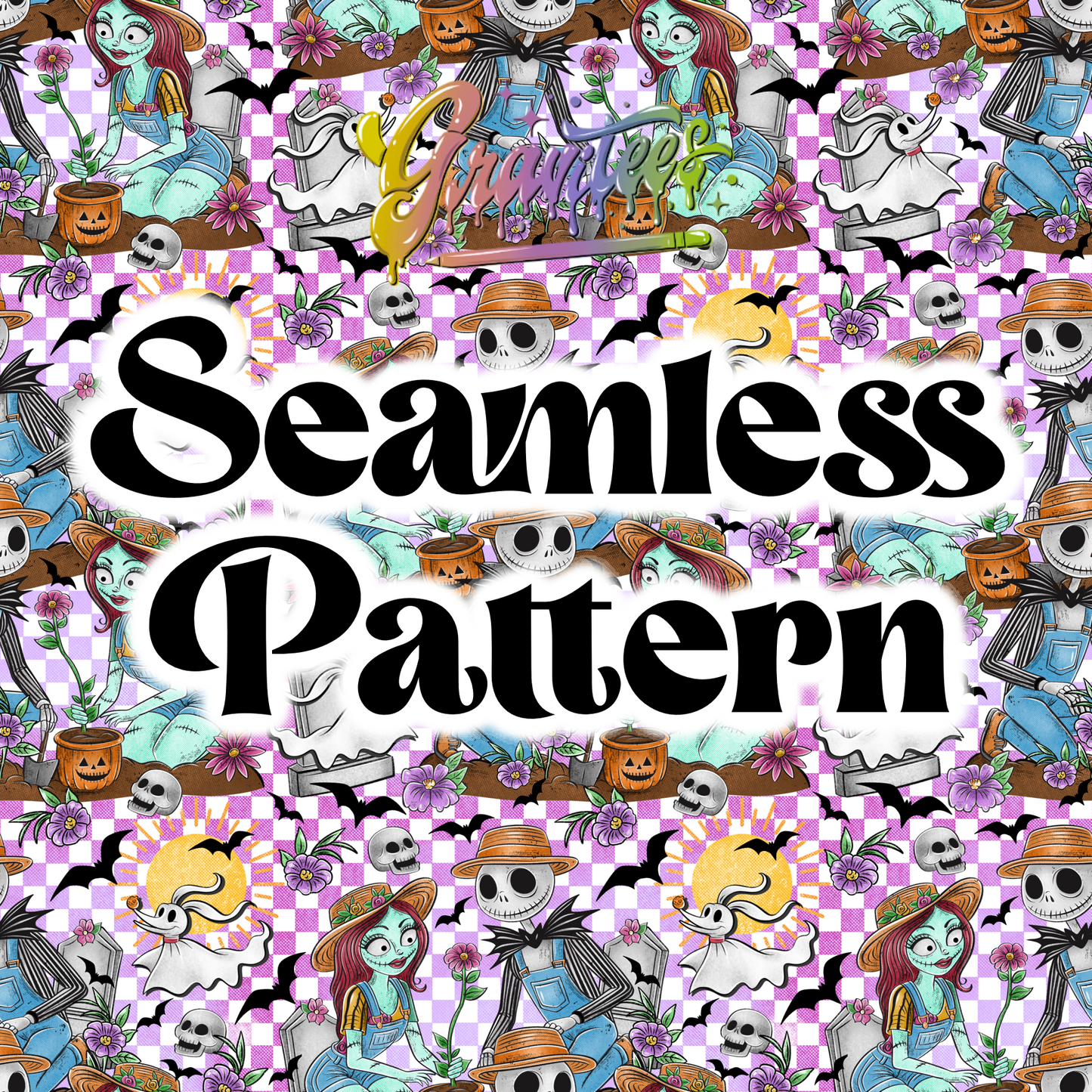 NBC Spring Seamless Design Png, Spring Clipart, Trendy Spring Clipart, Clipart for DTF or Shirt Printing, PNG Only!