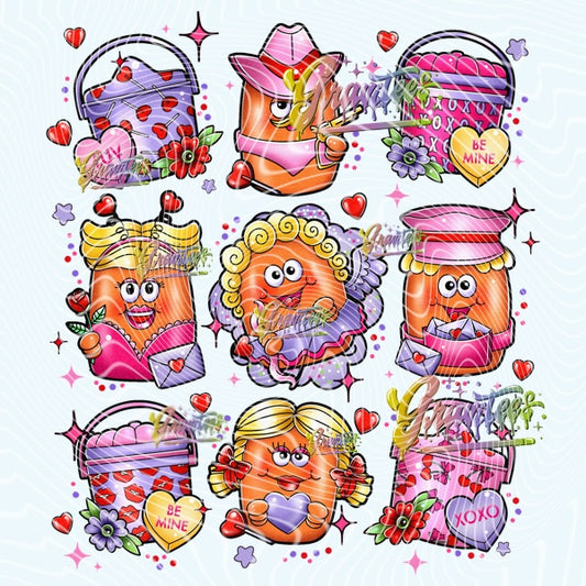 Vday Nuggets  Design Png for DTF or Shirt Printing, PNG Only!