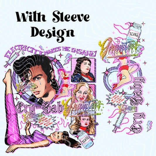 Jail Baby Design Png with Sleeve Design for DTF or Shirt Printing, PNG Only!